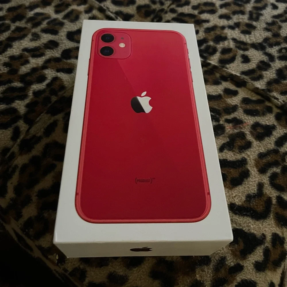 Apple Red iPhone 11 empty box pre-owned